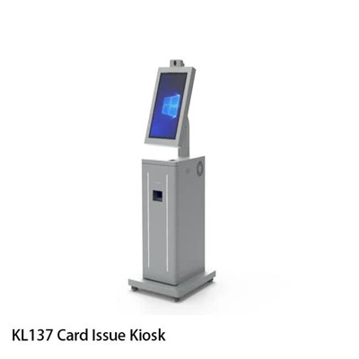 Bankas kredītkaršu izsniegšanas kiosks